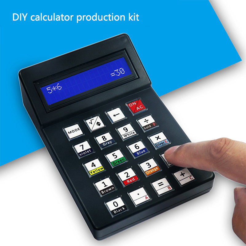 Electronics Repair School - Mini calculadora diy kit eletrônico lcd1062