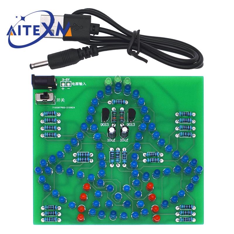 Electronics Repair School - Dc 3-5v diy led balanço vento