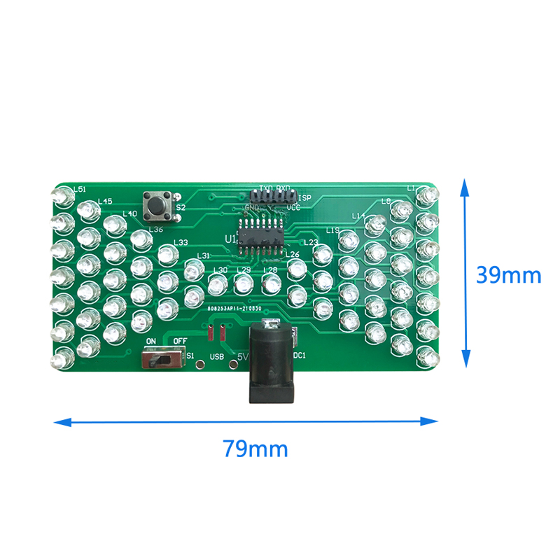 Electronics Repair School - Kit Eletrônico DIY de Ampulheta LED