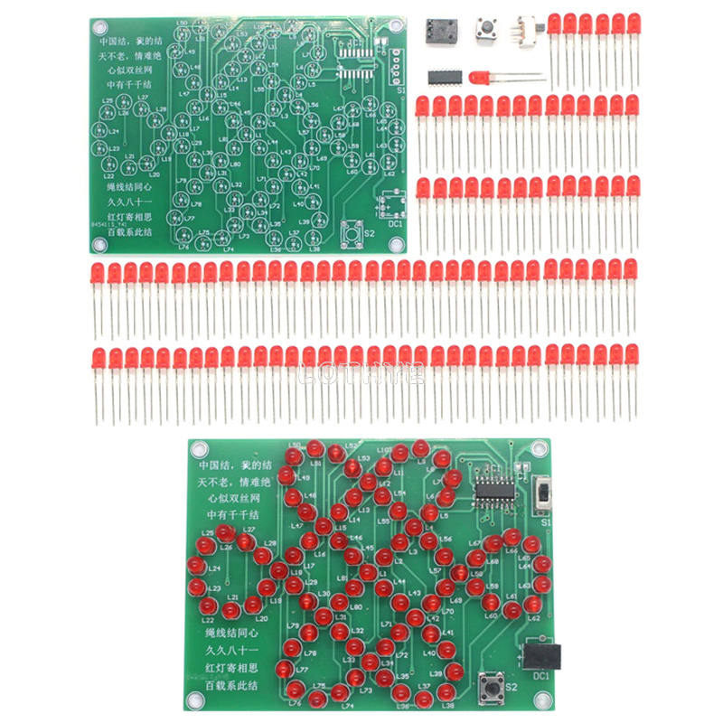 Electronics Repair School - Led fluindo luz nó chinês diy