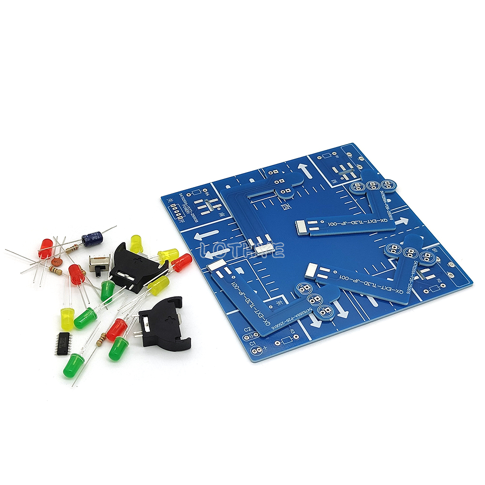 Criativo diy semáforo kit elet - Electronics Repair School avaliação e preço