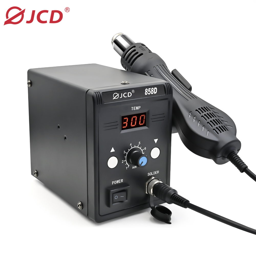 Jcd pistola de ar quente 858d  - Hot Air Station 858 avaliação e preço