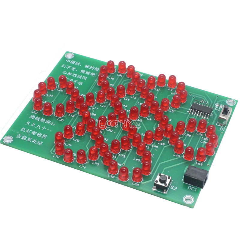 Led fluindo luz nó chinês diy  - Electronics Repair School avaliação e preço