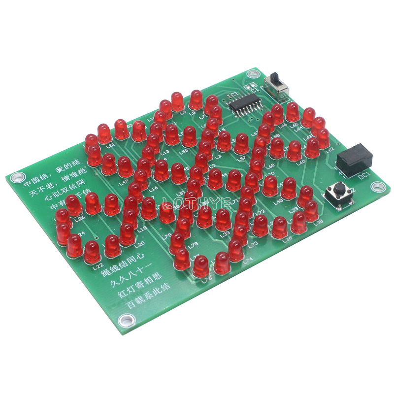 Led fluindo luz nó chinês diy  - Electronics Repair School avaliação e preço
